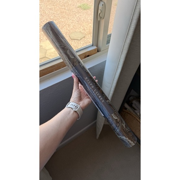 Ralph Lauren Home Crayford Paisley Wallpaper Double Rolls Elegant Olive Cordovan - Picture 2 of 7